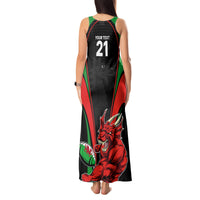 Custom Wales Rugby Tank Maxi Dress World Cup 2023 Dragon Mascot Come On Cymru - Wonder Print Shop