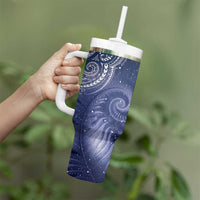 New Zealand Galaxy Fern Tumbler With Handle - Wonder Print Shop