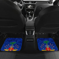 Haiti Independence Day Car Mats Libete Egalite Fratenite Ayiti 1804 With Polynesian Pattern LT9 - Wonder Print Shop