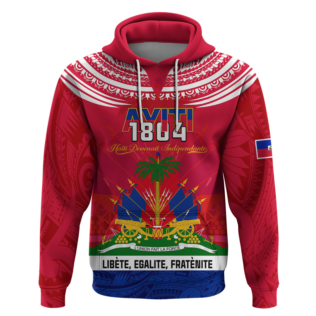 haiti-independence-day-hoodie-libete-egalite-fratenite-ayiti-1804-with-polynesian-pattern