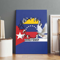 Personalized Cuba Venezuela Canvas Wall Art Fuerza Y Esperanza - Wonder Print Shop