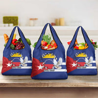 Personalized Cuba Venezuela Grocery Bag Fuerza Y Esperanza - Wonder Print Shop