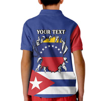 Personalized Cuba Venezuela Kid Polo Shirt Fuerza Y Esperanza - Wonder Print Shop