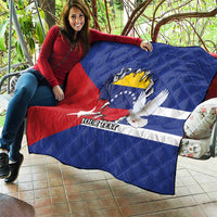 Personalized Cuba Venezuela Quilt Fuerza Y Esperanza - Wonder Print Shop