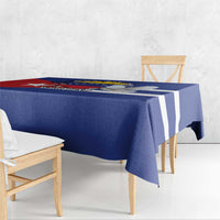 Personalized Cuba Venezuela Tablecloth Fuerza Y Esperanza - Wonder Print Shop
