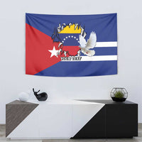 Personalized Cuba Venezuela Tapestry Fuerza Y Esperanza - Wonder Print Shop