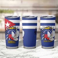 Personalized Cuba Venezuela Tumbler Cup Fuerza Y Esperanza - Wonder Print Shop