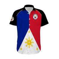 Philippines Concept Home Football Hawaiian Shirt Pilipinas Flag Black Style 2023 - Wonder Print Shop