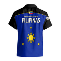 Philippines Concept Home Football Hawaiian Shirt Pilipinas Flag Black Style 2023 - Wonder Print Shop