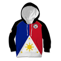 Philippines Concept Home Football Kid Hoodie Pilipinas Flag Black Style 2023 - Wonder Print Shop