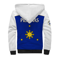 Philippines Concept Home Football Sherpa Hoodie Pilipinas Flag White Style 2023 - Wonder Print Shop