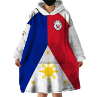 Philippines Concept Home Football Wearable Blanket Hoodie Pilipinas Flag White Style 2023 - Wonder Print Shop