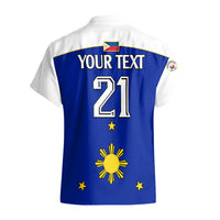 (Custom Text And Number) Philippines Concept Home Football Hawaiian Shirt Pilipinas Flag White Style 2023 - Wonder Print Shop