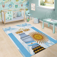 Argentina Champions Football Custom Area Rug Campeon de America LT9 - Wonder Print Shop
