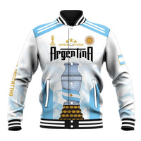 Argentina Champions Football Custom Baseball Jacket Campeon de America LT9 - Wonder Print Shop