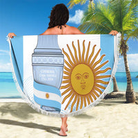 Argentina Champions Football Custom Beach Blanket Campeon de America LT9 - Wonder Print Shop