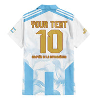Argentina Champions Football Custom Family Matching Mermaid Dress and Hawaiian Shirt Campeon de America LT9 - Wonder Print Shop