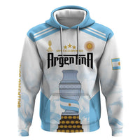 Argentina Champions Football Custom Hoodie Campeon de America - Wonder Print Shop
