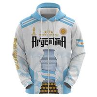 Argentina Champions Football Custom Zip Hoodie Campeon de America - Wonder Print Shop