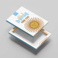Vamos Argentina Champions Football Custom Canvas Wall Art White and Sky Blue LT9 - Wonder Print Shop