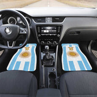 Vamos Argentina Champions Football Custom Car Mats White and Sky Blue LT9 - Wonder Print Shop