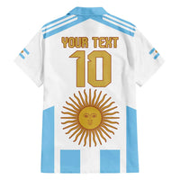 Vamos Argentina Champions Football Custom Hawaiian Shirt White and Sky Blue - Wonder Print Shop