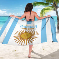 Vamos Argentina Champions Football Custom Sarong White and Sky Blue - Wonder Print Shop