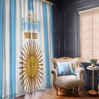 Vamos Argentina Champions Football Custom Window Curtain White and Sky Blue - Wonder Print Shop