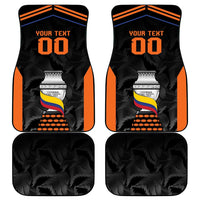 Colombia Champion Football Custom Car Mats Los Cafeteros Black Style LT9 - Wonder Print Shop