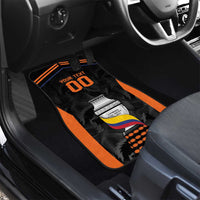 Colombia Champion Football Custom Car Mats Los Cafeteros Black Style LT9 - Wonder Print Shop