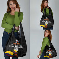 Colombia Champion Football Custom Grocery Bag Los Cafeteros Black Style