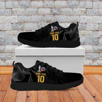 Colombia Champion Football Custom Sneakers Los Cafeteros Black Style - Wonder Print Shop