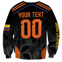 Colombia Champion Football Custom Sweatshirt Los Cafeteros Black Style - Wonder Print Shop