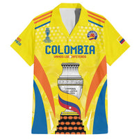 Colombia Champion Football Custom Family Matching Off Shoulder Maxi Dress and Hawaiian Shirt Los Cafeteros Somos Campeones LT9 - Wonder Print Shop