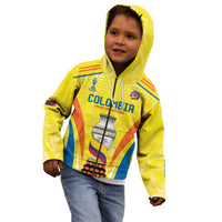Colombia Champion Football Custom Kid Hoodie Los Cafeteros Somos Campeones - Wonder Print Shop
