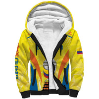 Colombia Champion Football Custom Sherpa Hoodie Los Cafeteros Somos Campeones - Wonder Print Shop