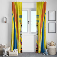 Colombia Champion Football Custom Window Curtain Los Cafeteros Somos Campeones - Wonder Print Shop