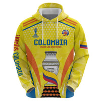 Colombia Champion Football Custom Zip Hoodie Los Cafeteros Somos Campeones - Wonder Print Shop