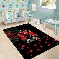 Portuguese Footballer Memorial Area Rug 1996-2025 Forever In Our Hearts - Wonder Print Shop