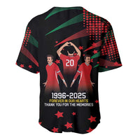 Portuguese Footballer Memorial Baseball Jersey 1996-2025 Forever In Our Hearts - Wonder Print Shop