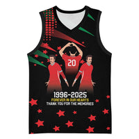 Portuguese Footballer Memorial Basketball Jersey 1996-2025 Forever In Our Hearts - Wonder Print Shop