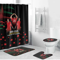 Portuguese Footballer Memorial Bathroom Set 1996-2025 Forever In Our Hearts - Wonder Print Shop