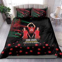 Portuguese Footballer Memorial Bedding Set 1996-2025 Forever In Our Hearts - Wonder Print Shop
