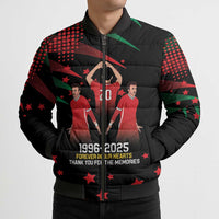 Portuguese Footballer Memorial Bomber Puffer Jacket 1996-2025 Forever In Our Hearts - Wonder Print Shop