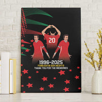 Portuguese Footballer Memorial Canvas Wall Art 1996-2025 Forever In Our Hearts - Wonder Print Shop