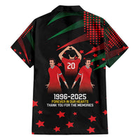 Portuguese Footballer Memorial Family Matching Tank Maxi Dress and Hawaiian Shirt 1996-2025 Forever In Our Hearts - Wonder Print Shop