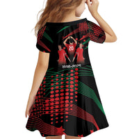 Portuguese Footballer Memorial Kid Short Sleeve Dress 1996-2025 Forever In Our Hearts - Wonder Print Shop