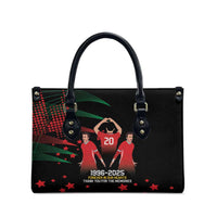 Portuguese Footballer Memorial Leather Bag 1996-2025 Forever In Our Hearts - Wonder Print Shop