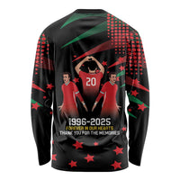 Portuguese Footballer Memorial Long Sleeve Shirt 1996-2025 Forever In Our Hearts - Wonder Print Shop