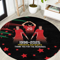 Portuguese Footballer Memorial Round Carpet 1996-2025 Forever In Our Hearts - Wonder Print Shop
